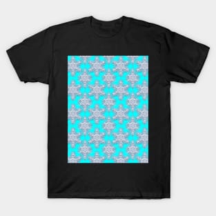 Winter snowflake seamless pattern T-Shirt